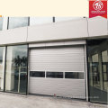 Puerta de garaje de vidrio con aislamiento personalizado, Puerta de garaje con puerta de garaje comercial de aleación de aluminio